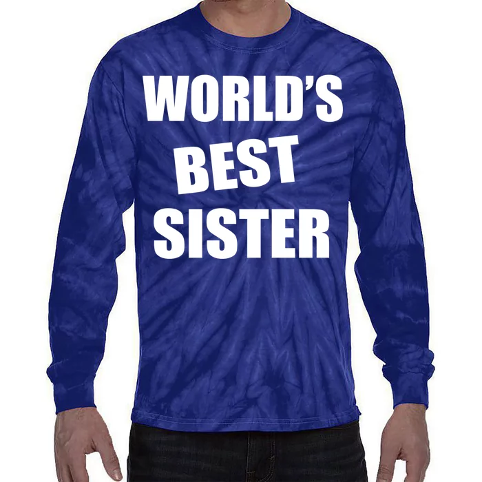 World's Best Sister Tie-Dye Long Sleeve Shirt