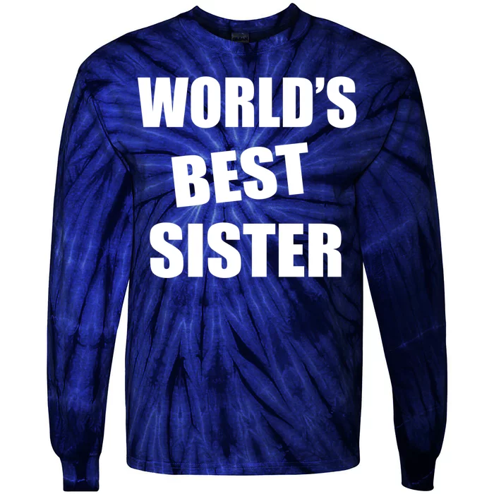 World's Best Sister Tie-Dye Long Sleeve Shirt