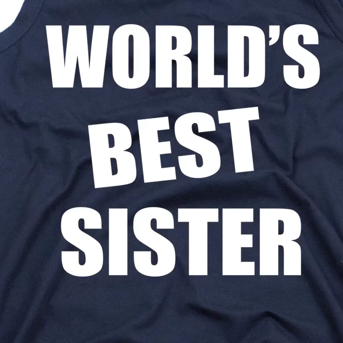 World's Best Sister Tank Top