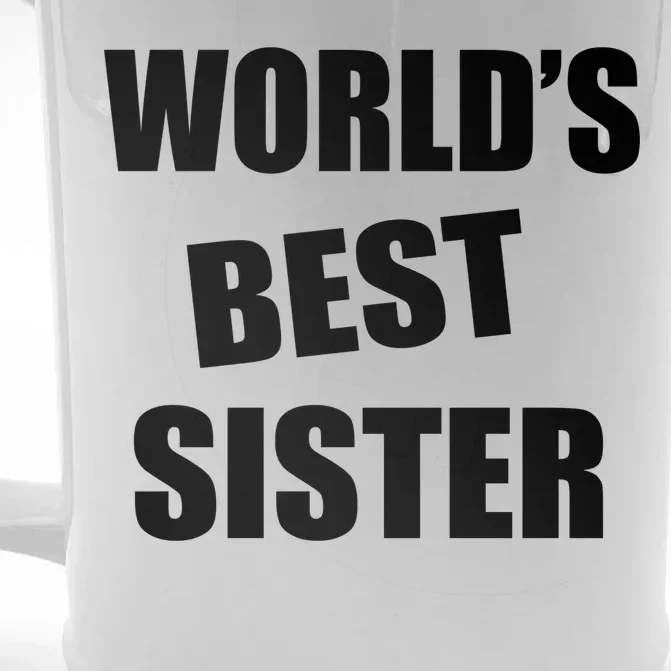 World's Best Sister Front & Back Beer Stein