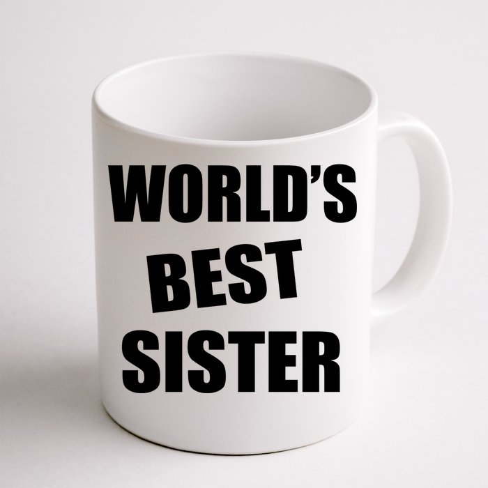 World's Best Sister Front & Back Coffee Mug