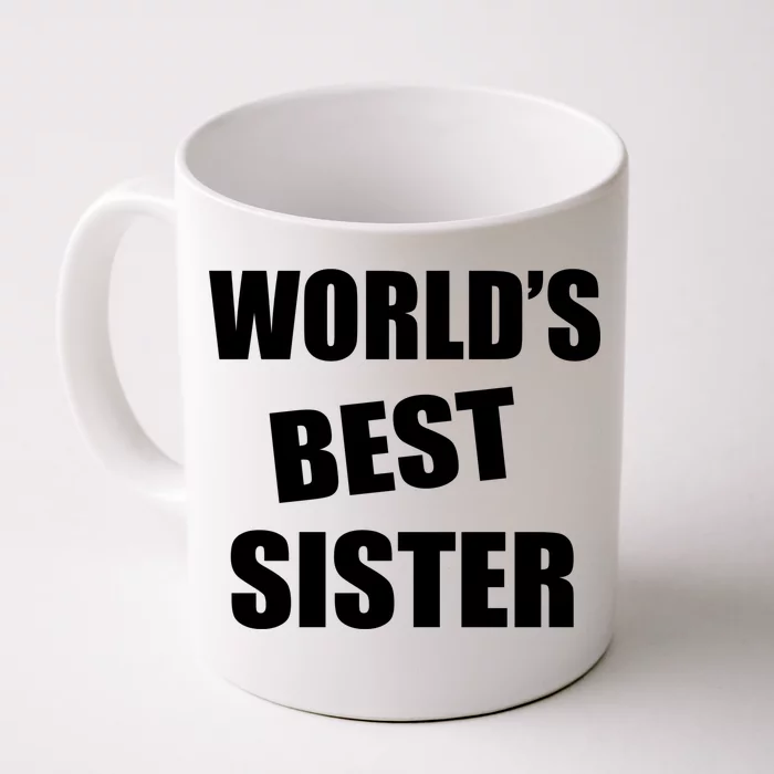 World's Best Sister Front & Back Coffee Mug