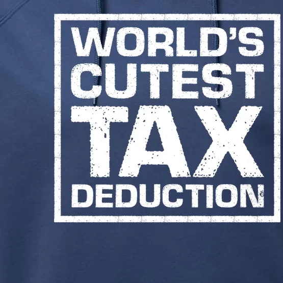 World's Cutest Tax Deduction Performance Fleece Hoodie