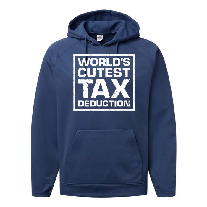 World's Cutest Tax Deduction Performance Fleece Hoodie