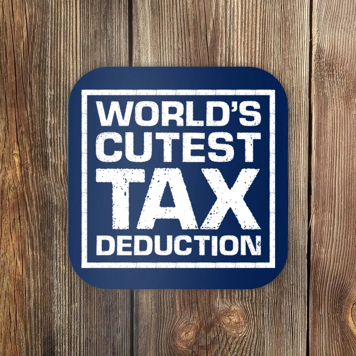 World's Cutest Tax Deduction Coaster