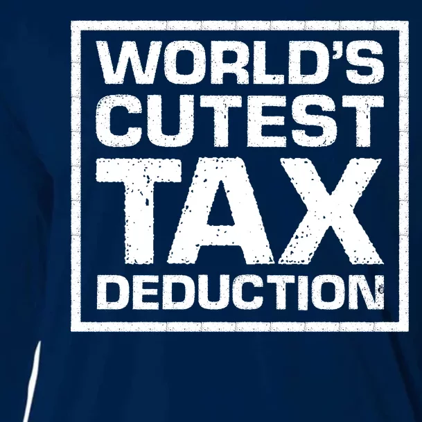 World's Cutest Tax Deduction Cooling Performance Long Sleeve Crew