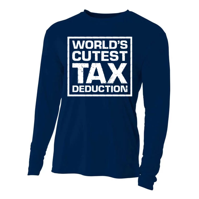 World's Cutest Tax Deduction Cooling Performance Long Sleeve Crew