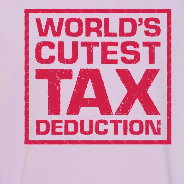 World's Cutest Tax Deduction Garment-Dyed Sweatshirt