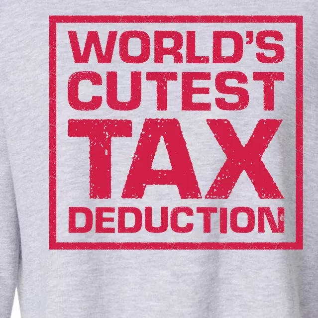 World's Cutest Tax Deduction Cropped Pullover Crew