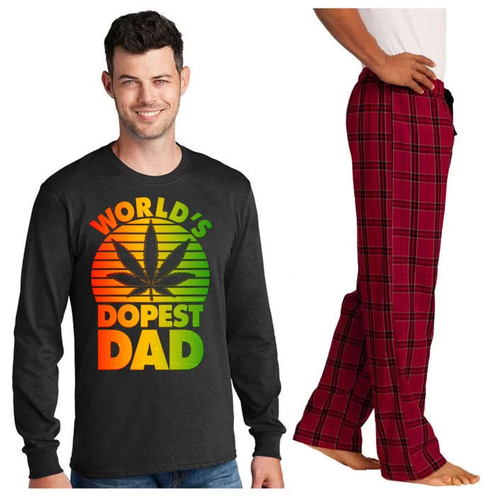 World's Dopest Dad Long Sleeve Pajama Set