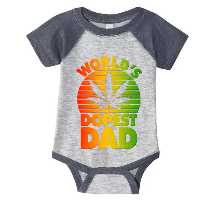 World's Dopest Dad Infant Baby Jersey Bodysuit