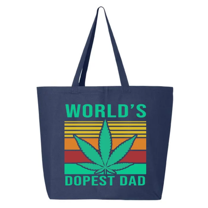 World's Dopest Dad Funny Retro 25L Jumbo Tote