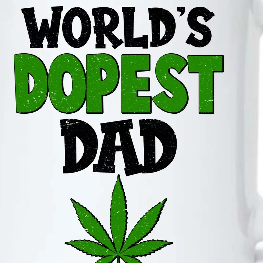 World's Dopest Dad Marijuana Weed Black Color Changing Mug