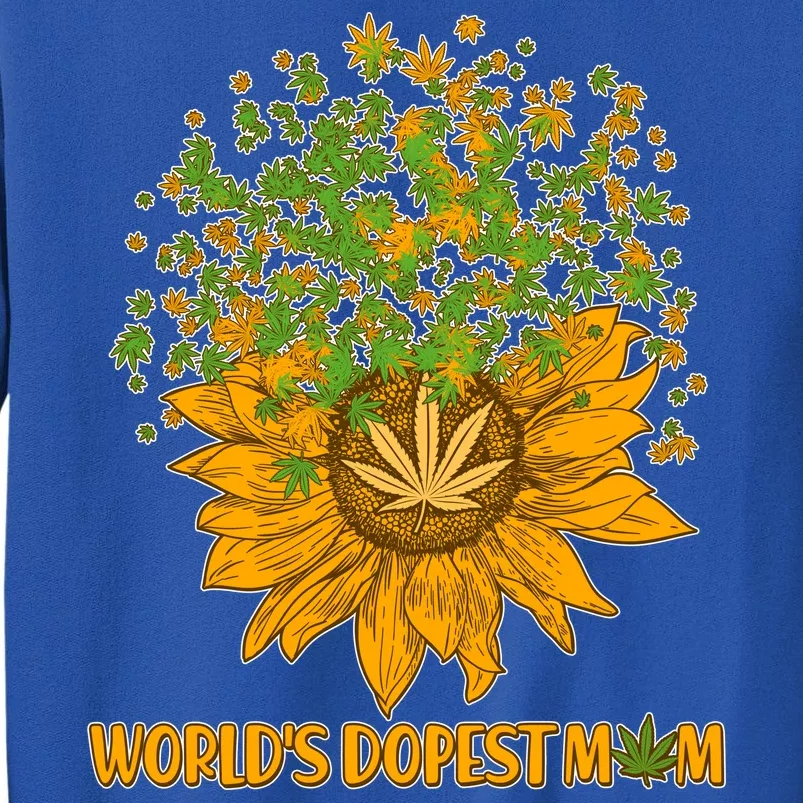 World's Dopest Mom Sunflower Tall Sweatshirt