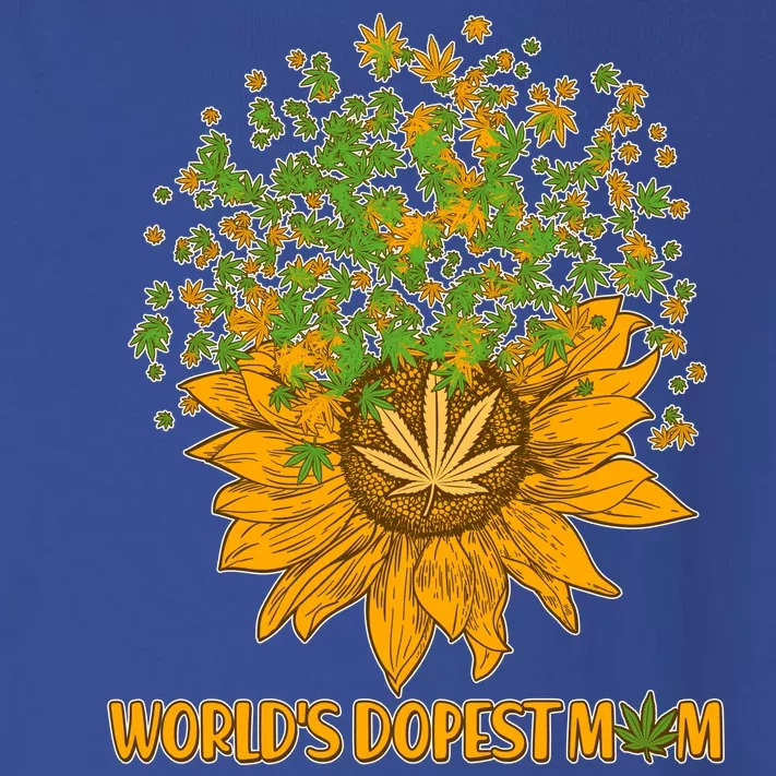 World's Dopest Mom Sunflower Toddler Long Sleeve Shirt