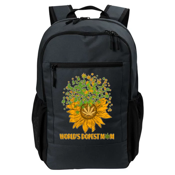 World's Dopest Mom Sunflower Daily Commute Backpack