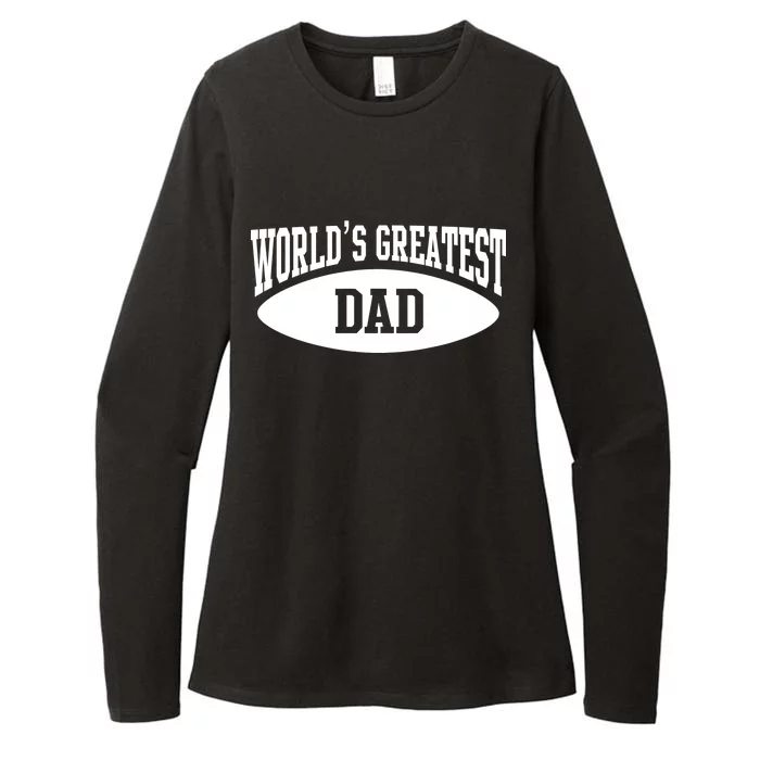 World's Greatest Dad Womens CVC Long Sleeve Shirt