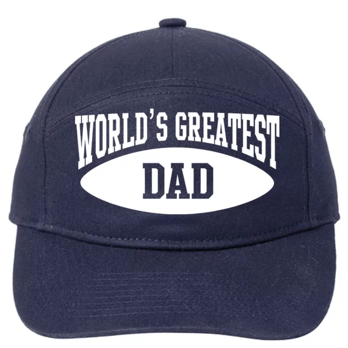 World's Greatest Dad 7-Panel Snapback Hat