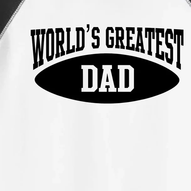 World's Greatest Dad Toddler Fine Jersey T-Shirt