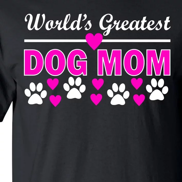 World's Greatest Dog Mom Tall T-Shirt