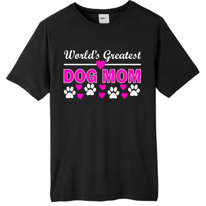 World's Greatest Dog Mom ChromaSoft Performance T-Shirt