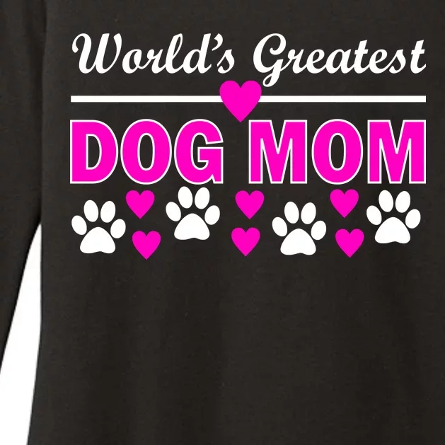 World's Greatest Dog Mom Womens CVC Long Sleeve Shirt