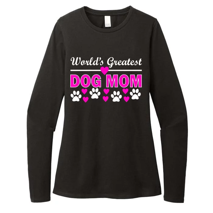 World's Greatest Dog Mom Womens CVC Long Sleeve Shirt