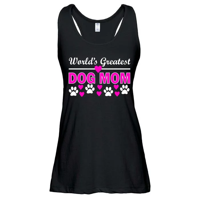 World's Greatest Dog Mom Ladies Essential Flowy Tank