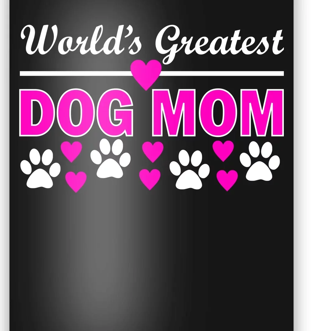 World's Greatest Dog Mom Poster