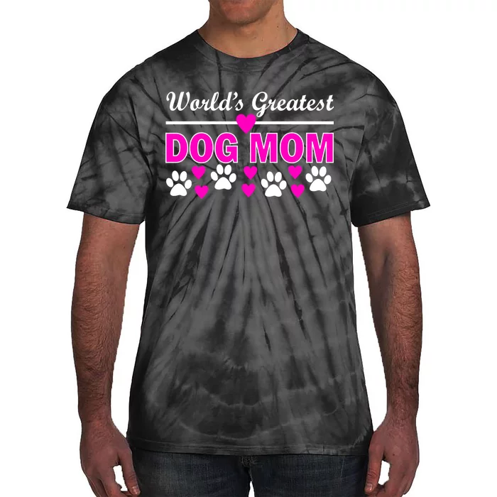 World's Greatest Dog Mom Tie-Dye T-Shirt