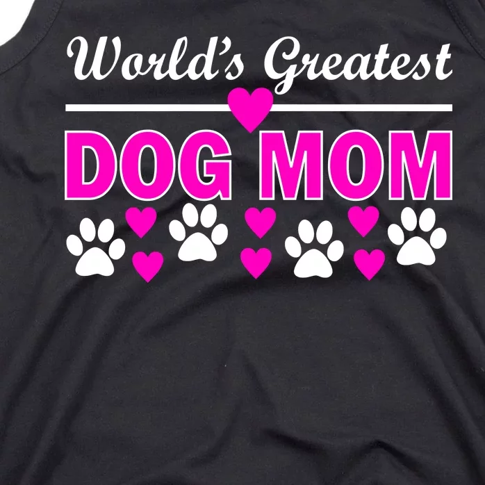 World's Greatest Dog Mom Tank Top