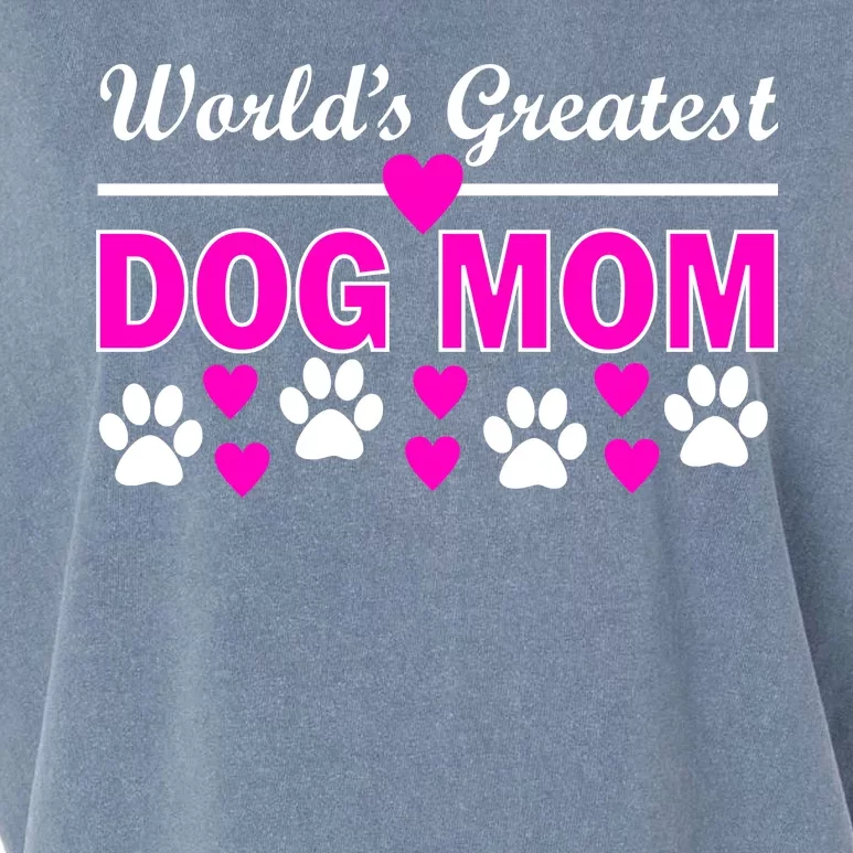 World's Greatest Dog Mom Garment-Dyed Women's Muscle Tee