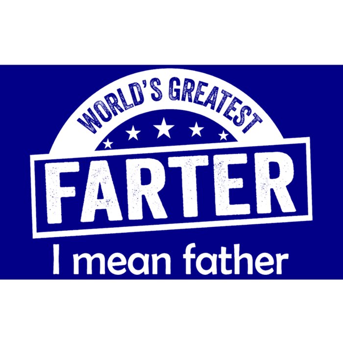 Worlds Greatest Farter Funny Father Dad Bumper Sticker