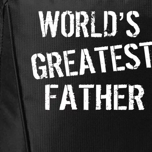 World's Greatest father City Backpack