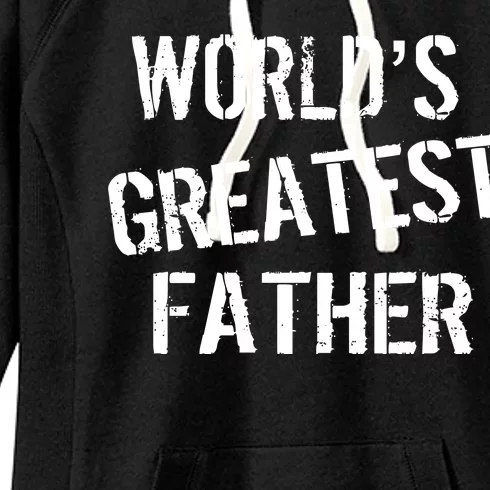 World's Greatest father Women's Fleece Hoodie