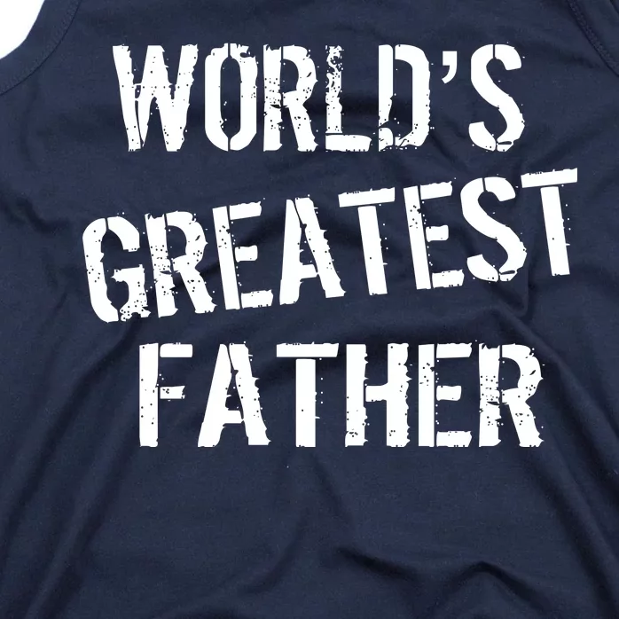 World's Greatest father Tank Top