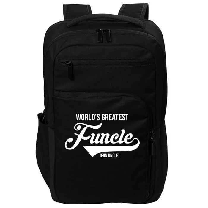 World's Greatest Funcle Fun Uncle Impact Tech Backpack