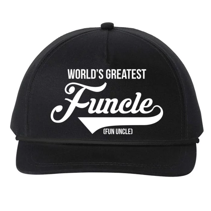 World's Greatest Funcle Fun Uncle Snapback Five-Panel Rope Hat