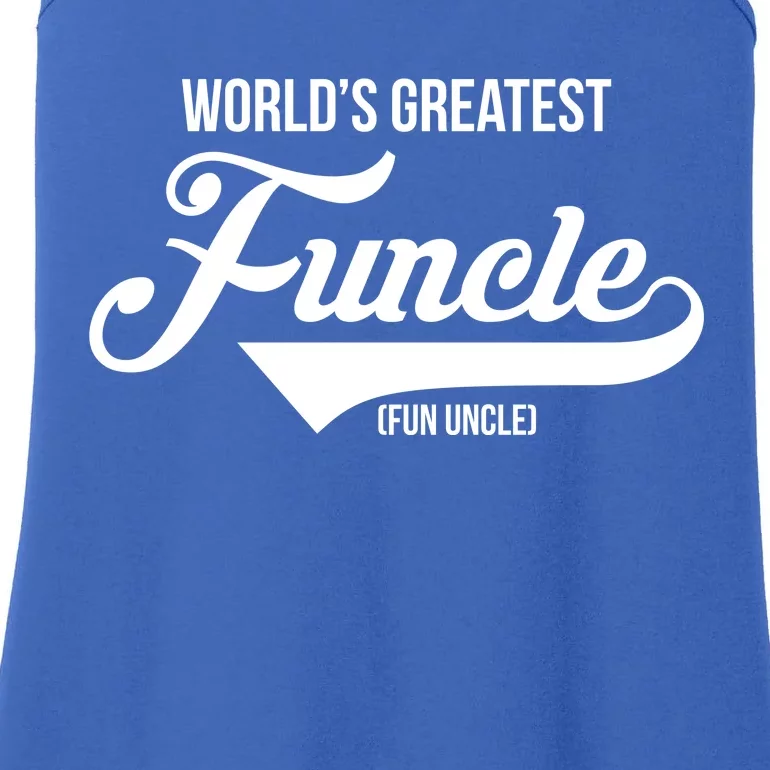 World's Greatest Funcle Fun Uncle Ladies Essential Tank