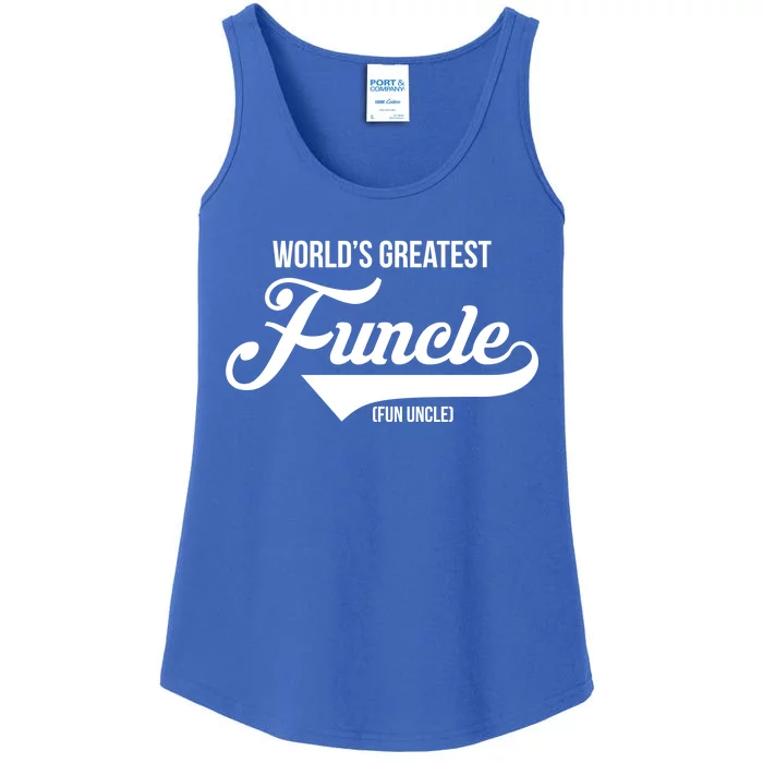 World's Greatest Funcle Fun Uncle Ladies Essential Tank