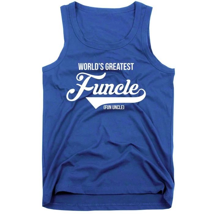 World's Greatest Funcle Fun Uncle Tank Top