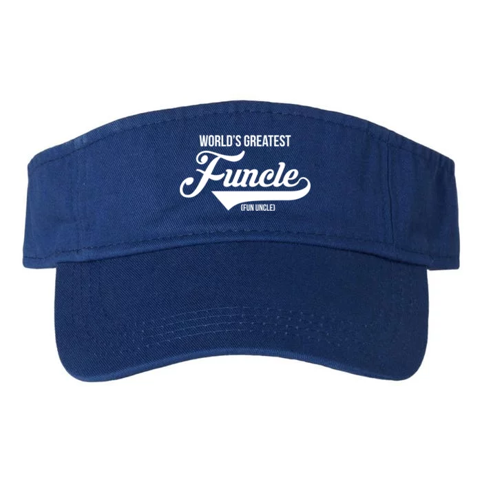 World's Greatest Funcle Fun Uncle Valucap Bio-Washed Visor