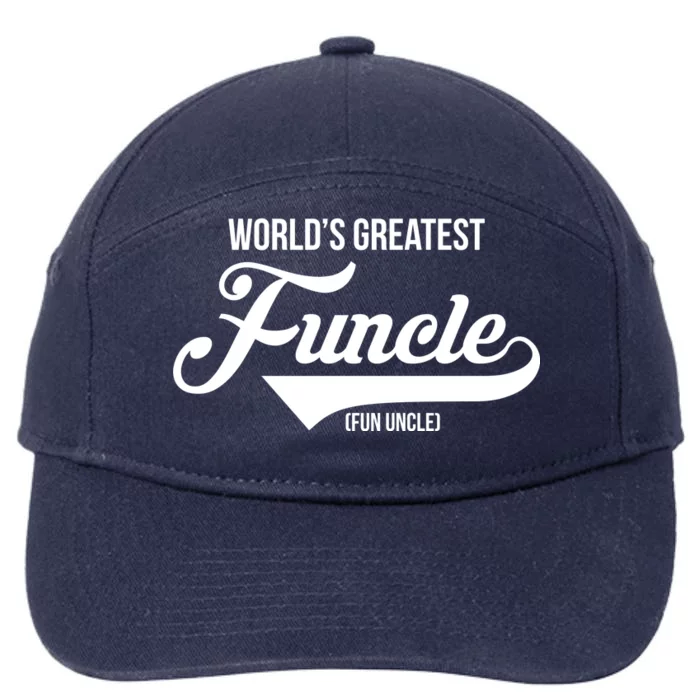 World's Greatest Funcle Fun Uncle 7-Panel Snapback Hat