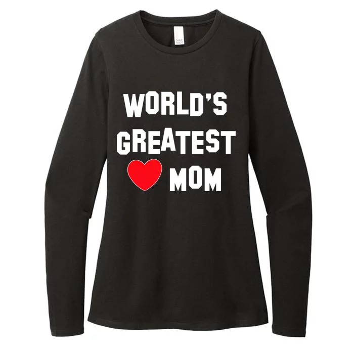 World's Greatest Mom Womens CVC Long Sleeve Shirt