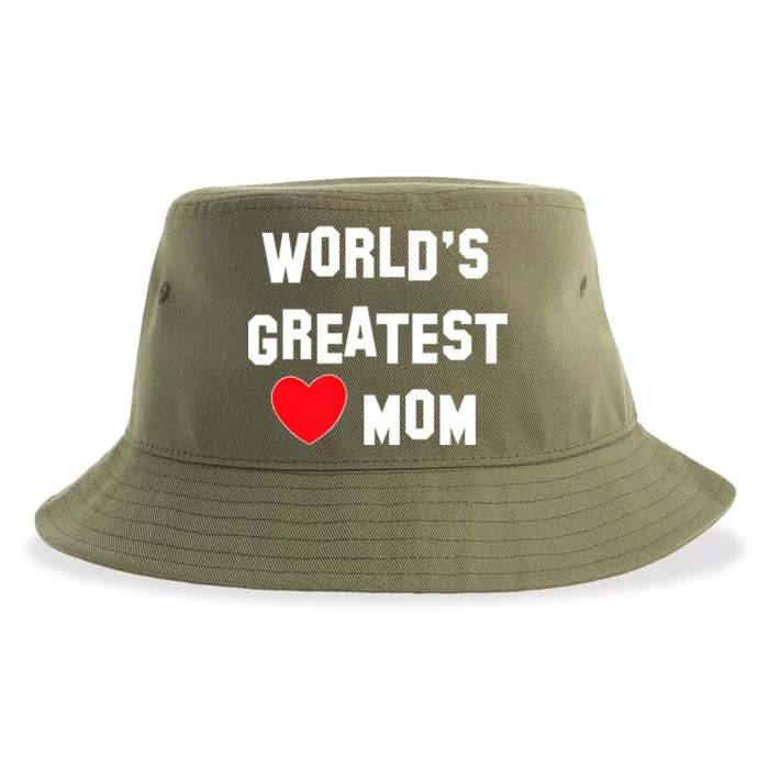 World's Greatest Mom Sustainable Bucket Hat