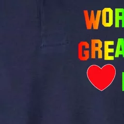 World's Greatest Mom Rainbow Softstyle Adult Sport Polo