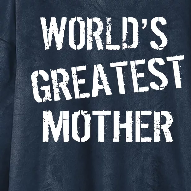 World's Greatest Mother Hooded Wearable Blanket