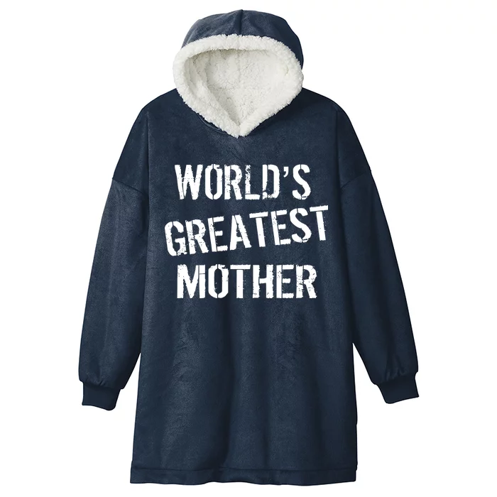 World's Greatest Mother Hooded Wearable Blanket