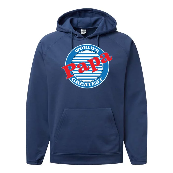 World's Greatest Papa Performance Fleece Hoodie