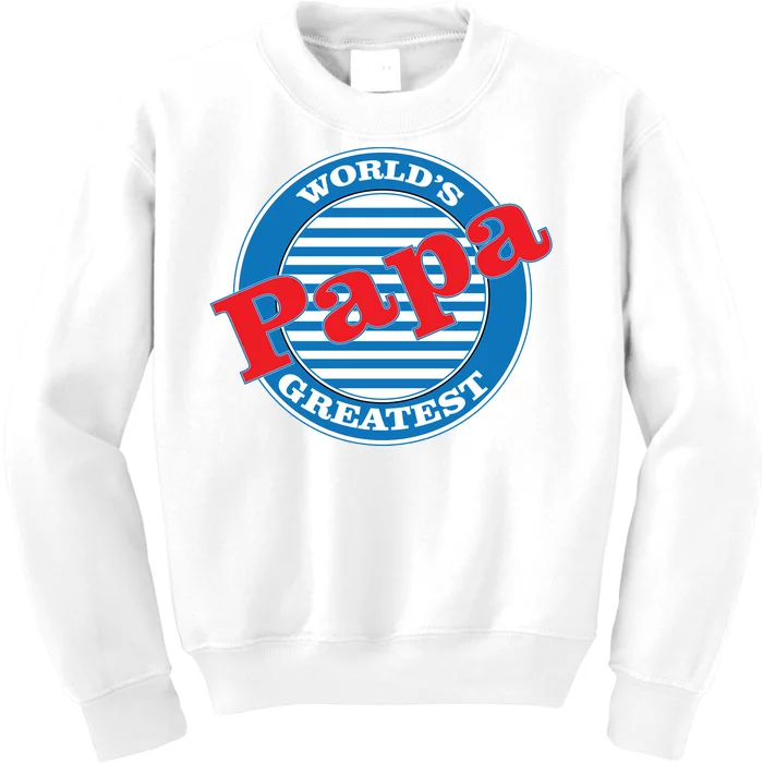 World's Greatest Papa Kids Sweatshirt